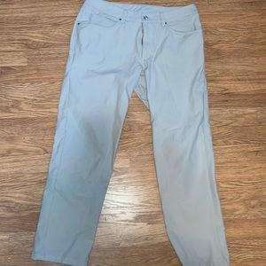 Lulu lemon ABC Pants 33x30 light khaki